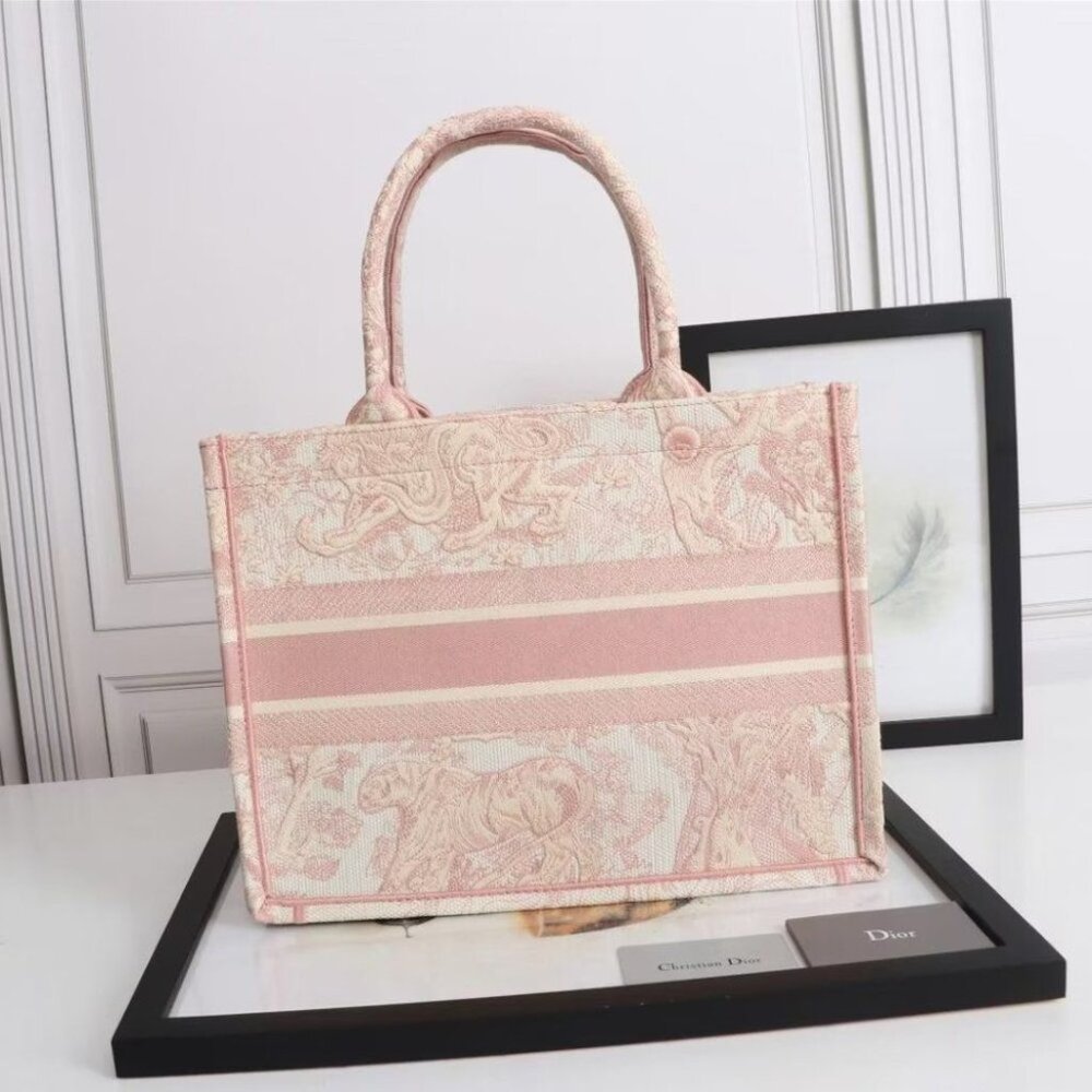 Christian Dior Toile de Jouy Book Tote bags - Medium Canvas - Picture 3 of 7